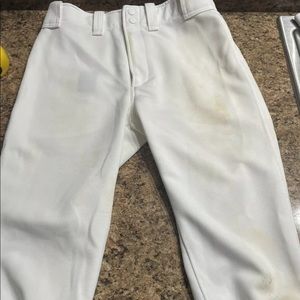 Mizuno Youth XXL White Softball Pants 30’-32’